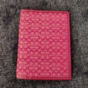 Coach passport holder